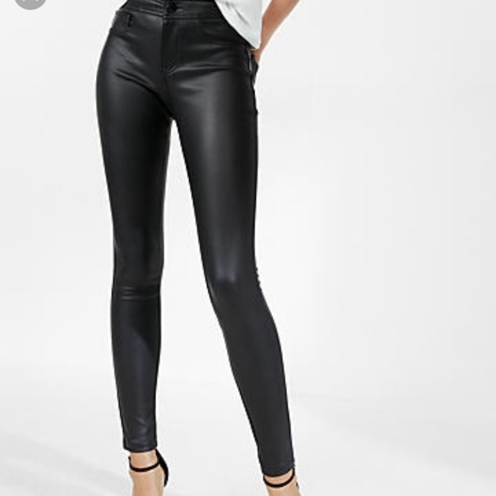 Express faux leather legging/ pants